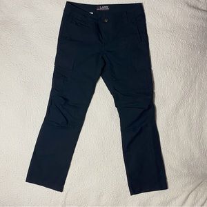 LA Police Gear Women’s Mechanical Stretch Ops Tactical Cargo Pants - Navy-6-Reg